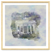 BERLIN Brandenburg Gate | watercolor