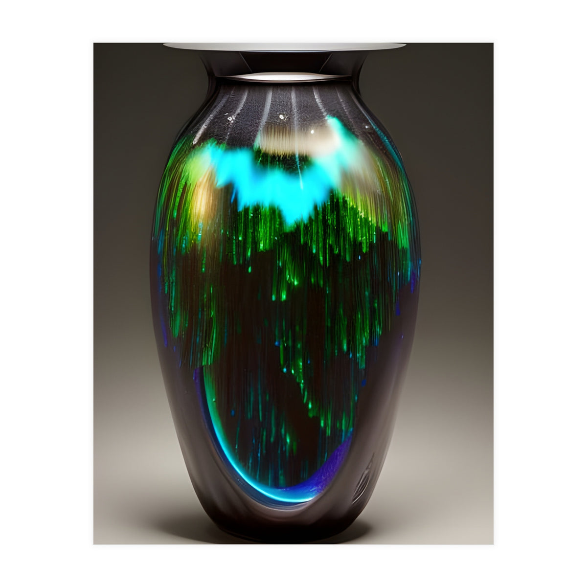 Antique Cosmic Vase Digital AI Art (Print Only)