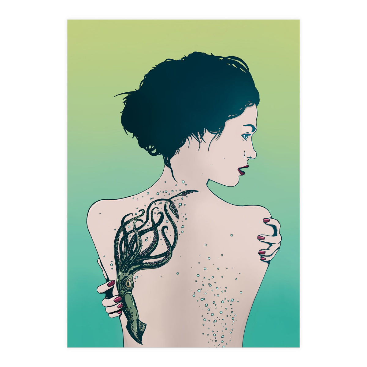 Octopus Lady (Print Only)
