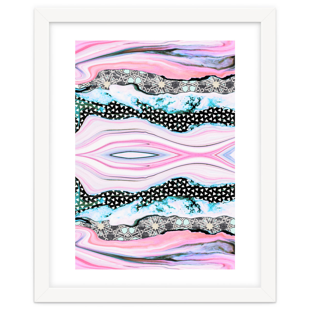 Abstract shapes of marble and patterns