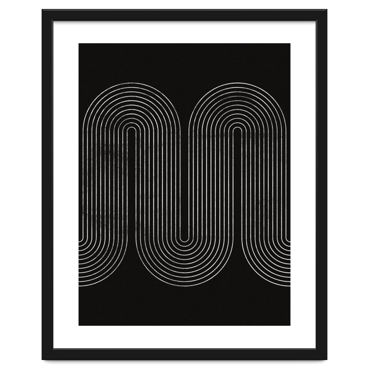 Mid-Century Modern No.18 - Woodblock Print