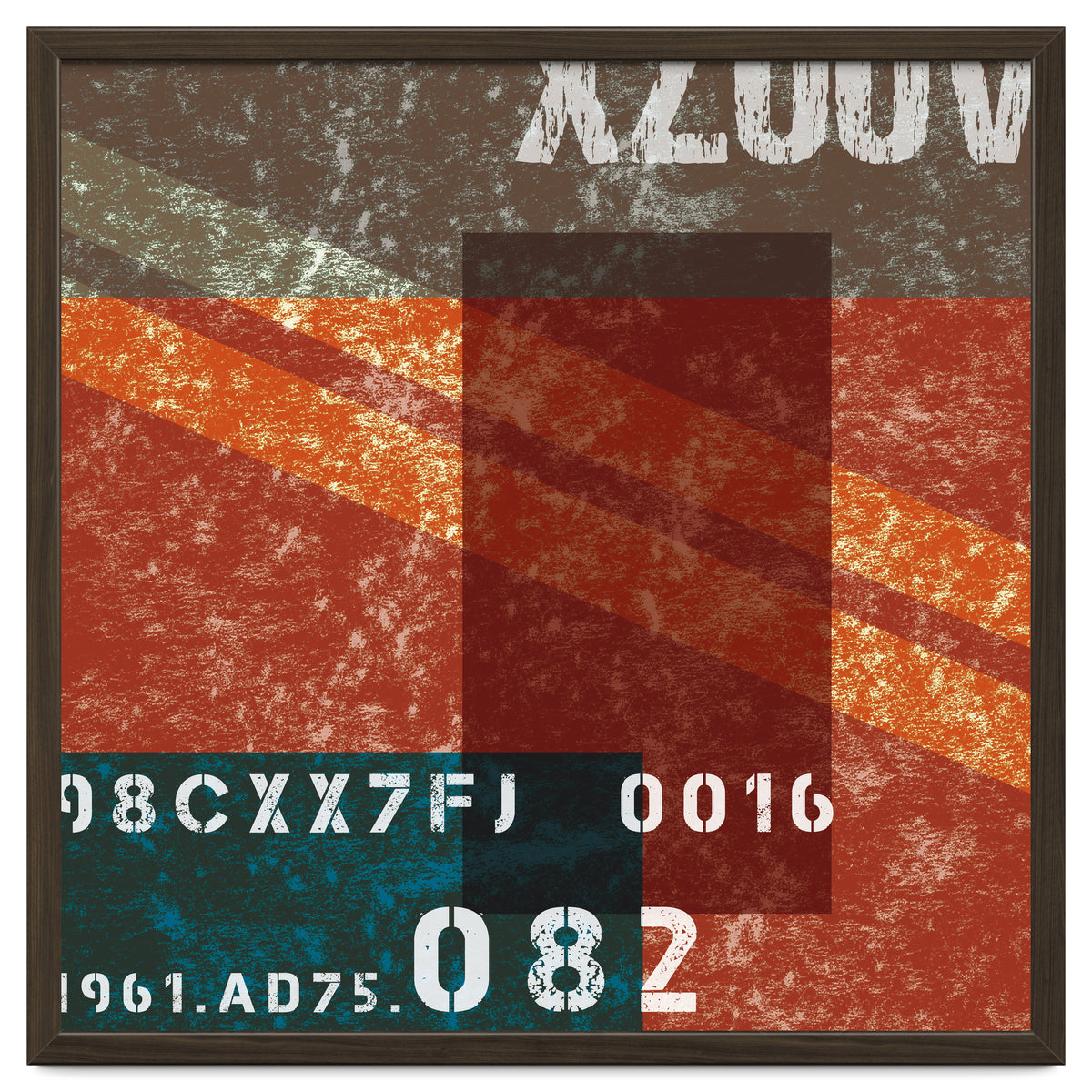 Abstract Industrial Red