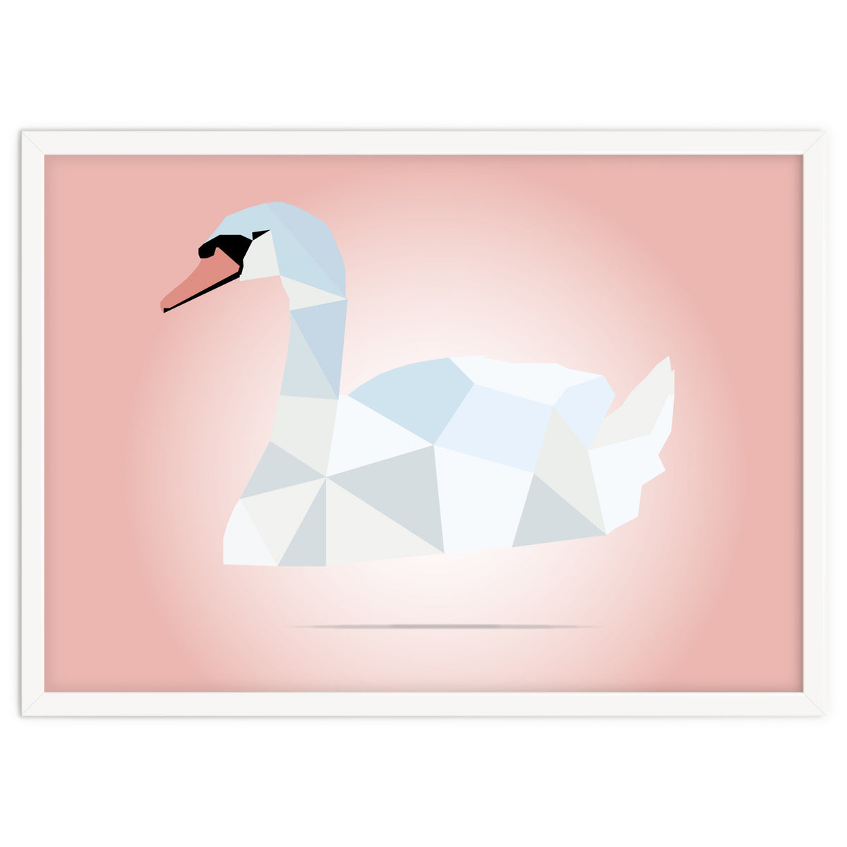 Swan Low Poly Art