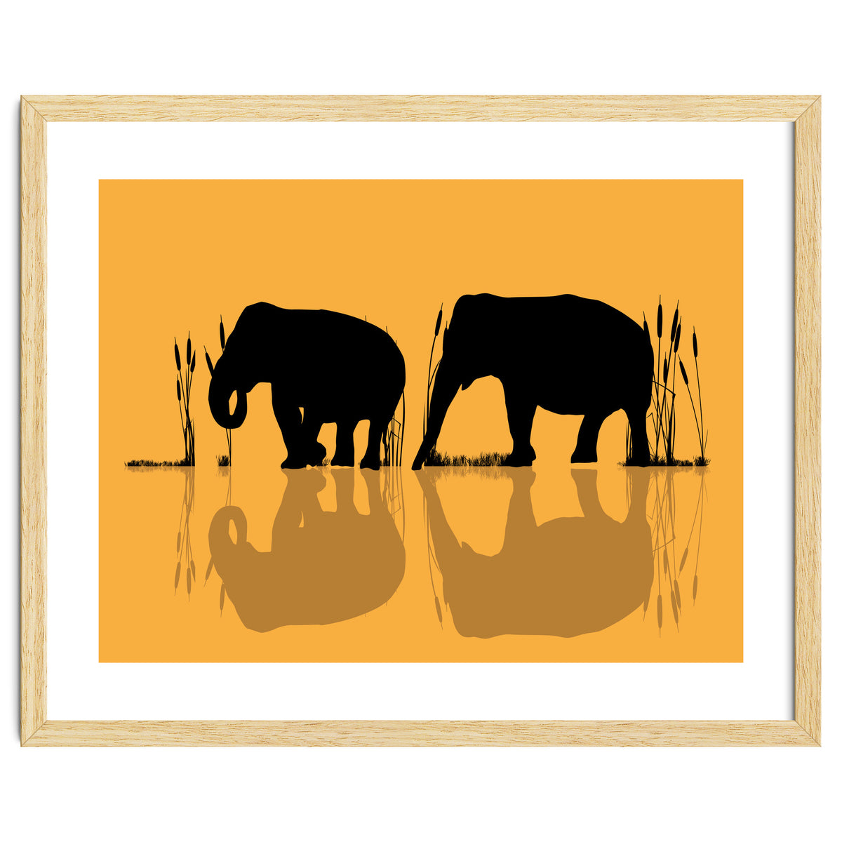 Elephants In The Water