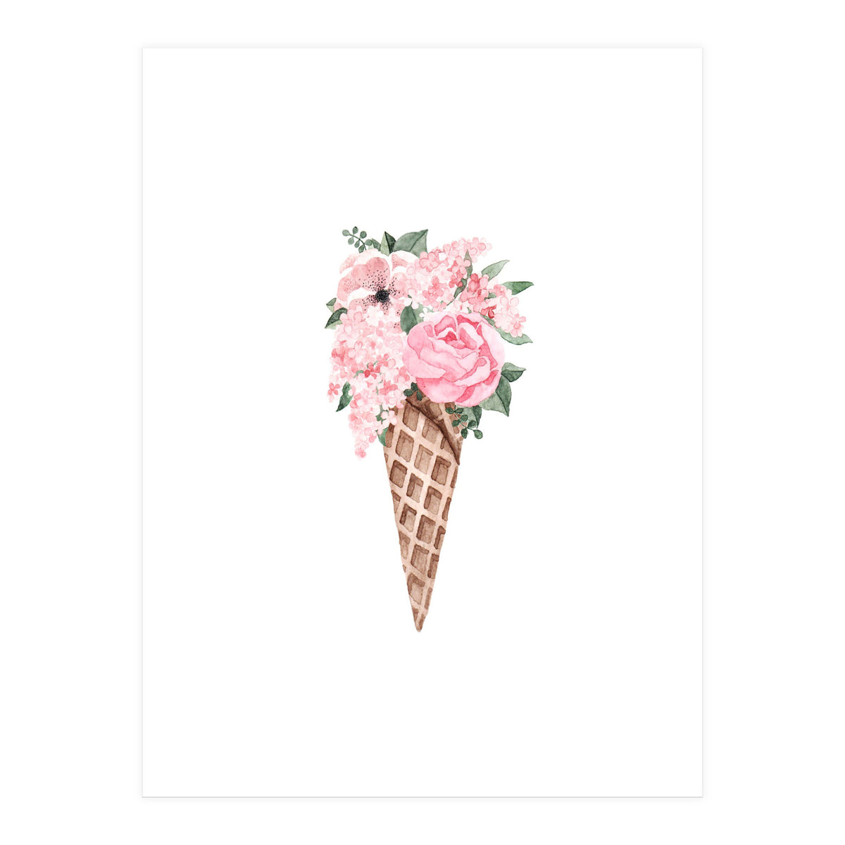 Flower Icecream (Print Only)