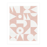 My Favorite Geometric Patterns No.11 - Pale Pink (Print Only) thumbnail