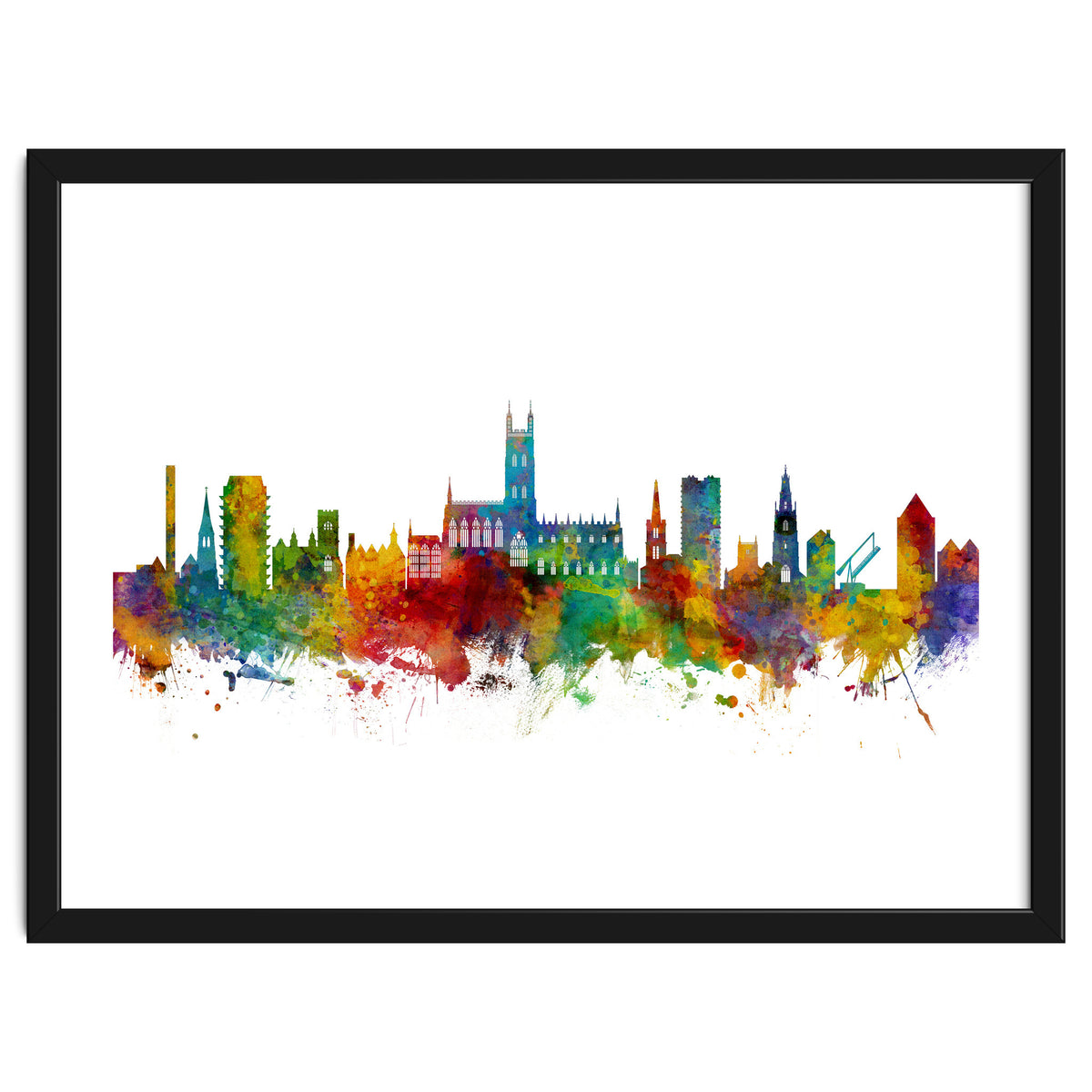 Gloucester England Skyline