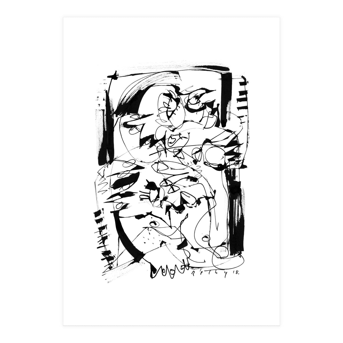 Ups and Downs - b&w (Print Only)