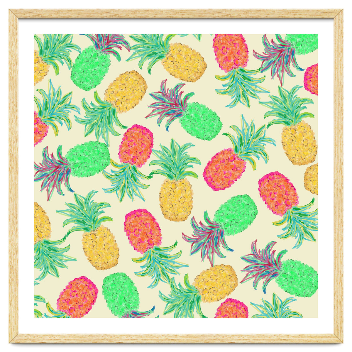 Pineapple Pandemonium Multicolo