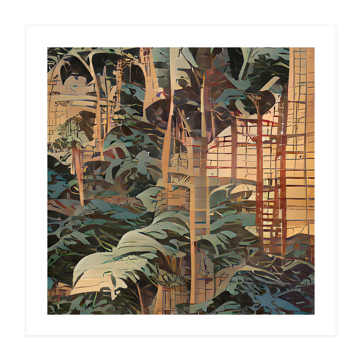 TROPICAL FOREST no4-B - UKIYO-e (Print Only)