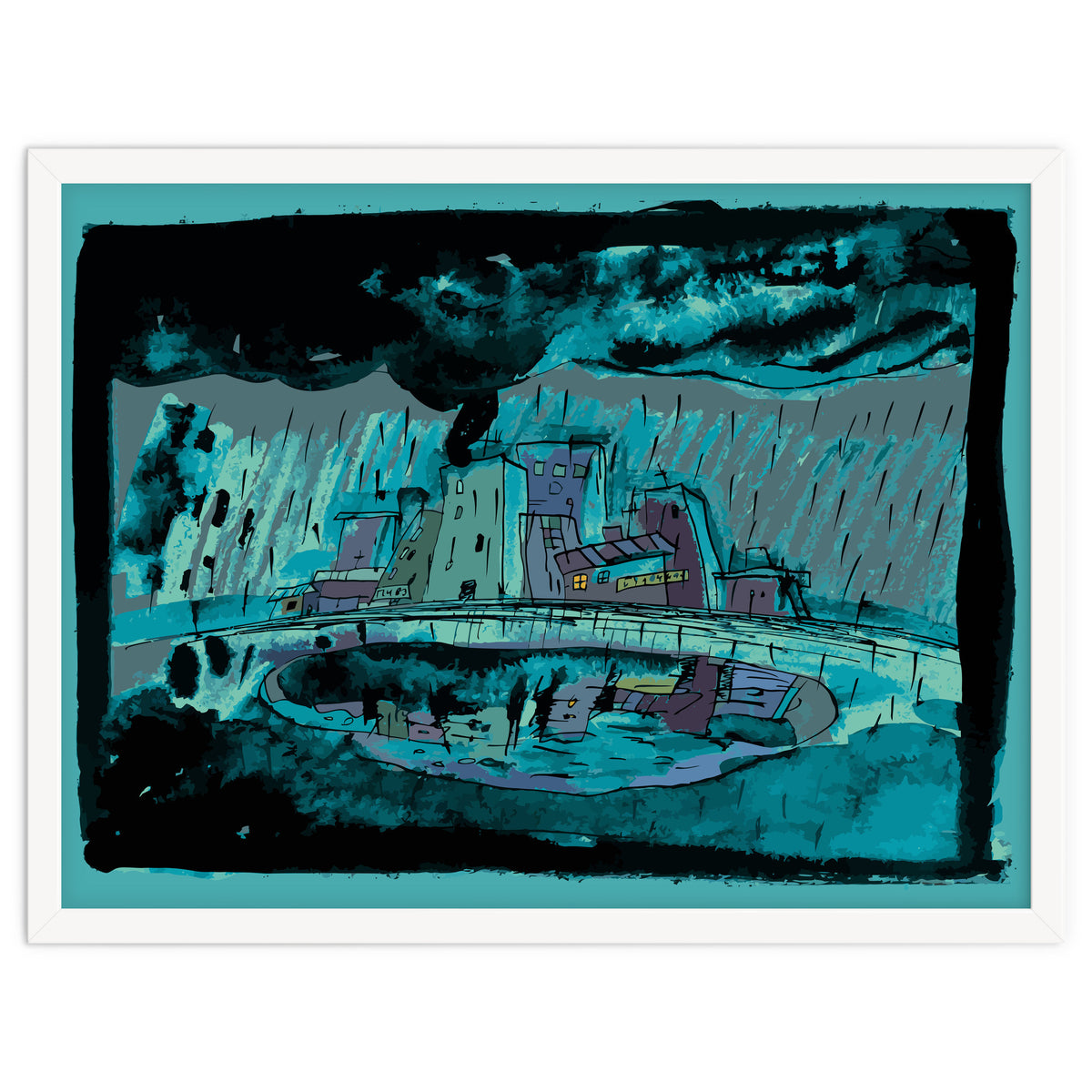 Autumn Rain in the Old City