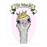 Fabulous Ostrich (Print Only) thumbnail