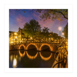 AMSTERDAM Idyllic nightscape from Keizersgracht  (Print Only) thumbnail