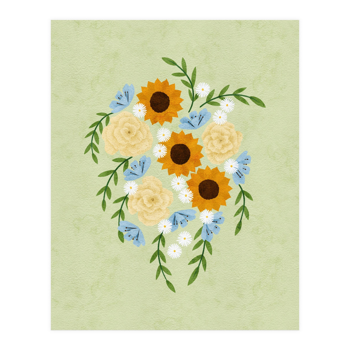 Sunflower Bouquet (Print Only)
