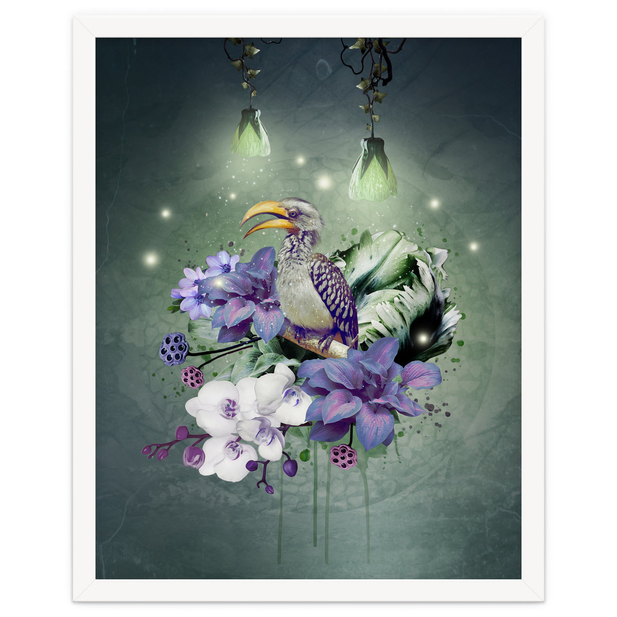 Floral Magic Hornbill
