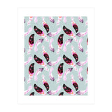 Bohemian pattern of feathers  (Print Only) thumbnail