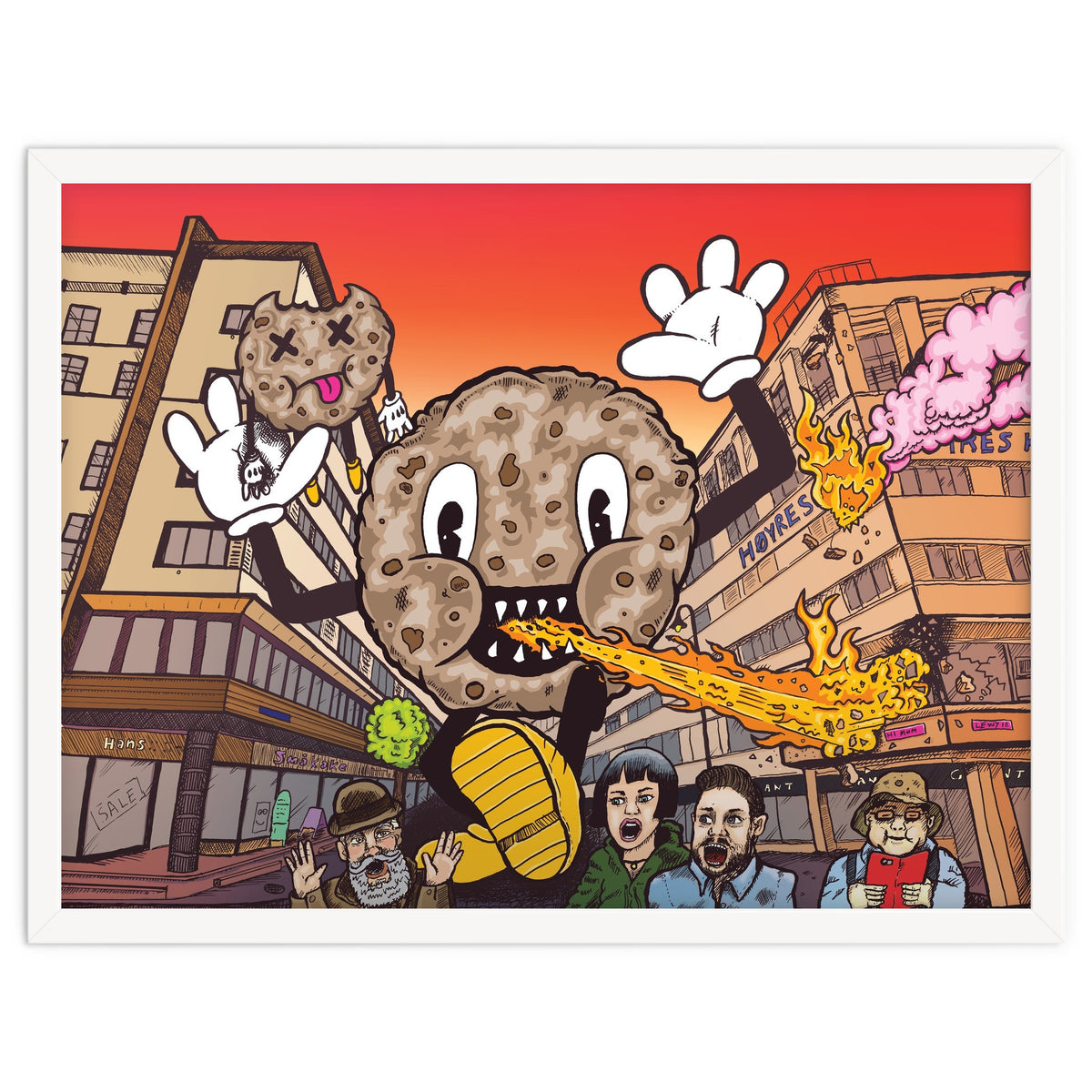 Cookie Monster 12.3% ABV Bourbon Barrel Aged Coconut Chocolate Chip Stout - Amundsen Brewery