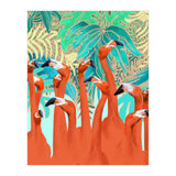 Flamingo Party (Print Only) thumbnail