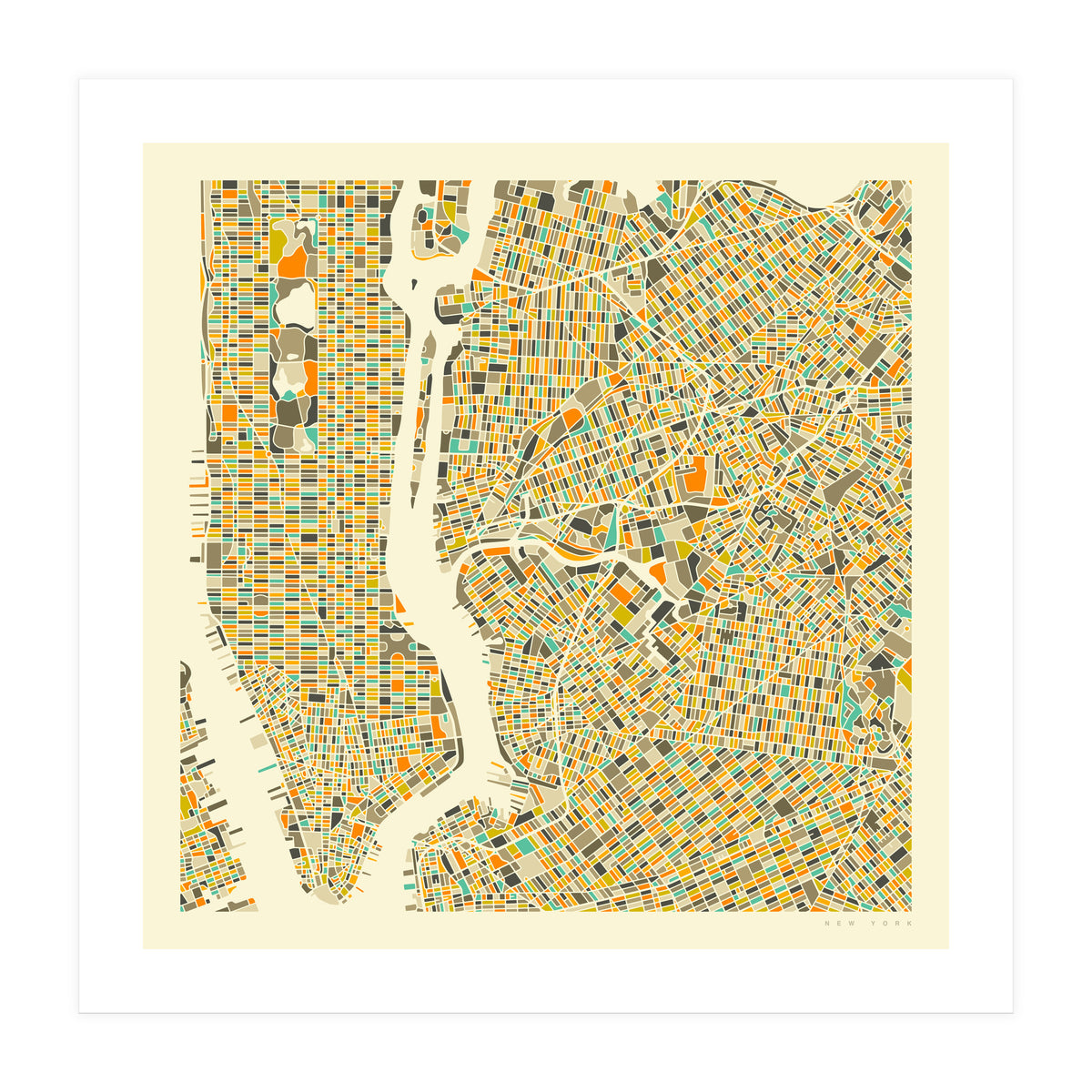 NEW YORK MAP (Print Only)