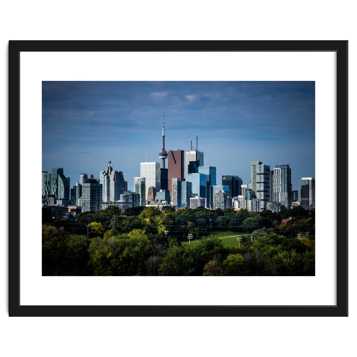 Toronto Skyline From Riverdale Park No 5 Color Version