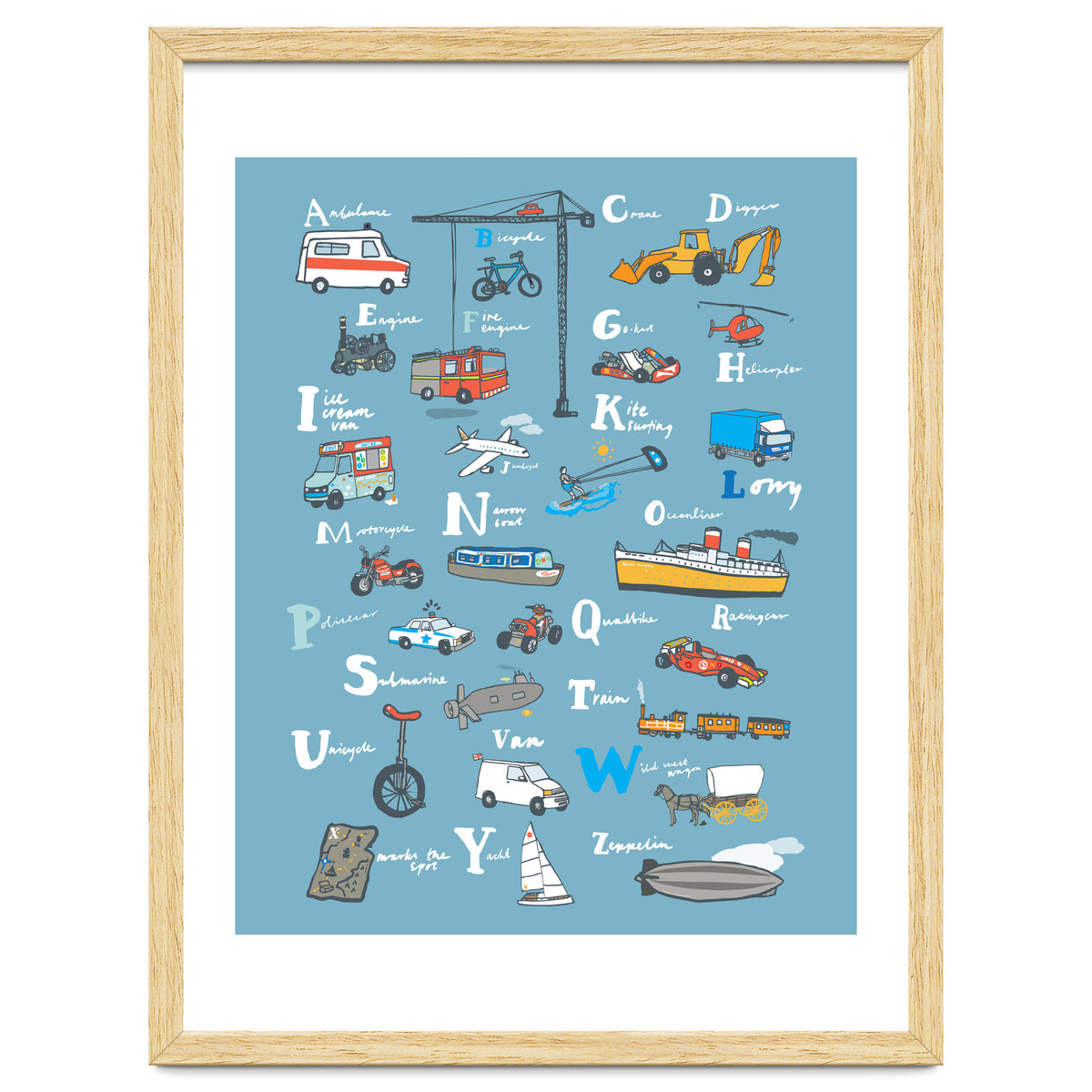 Vehicle ABC Print