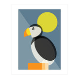 Mid Century Geometric Puffin (Print Only) thumbnail