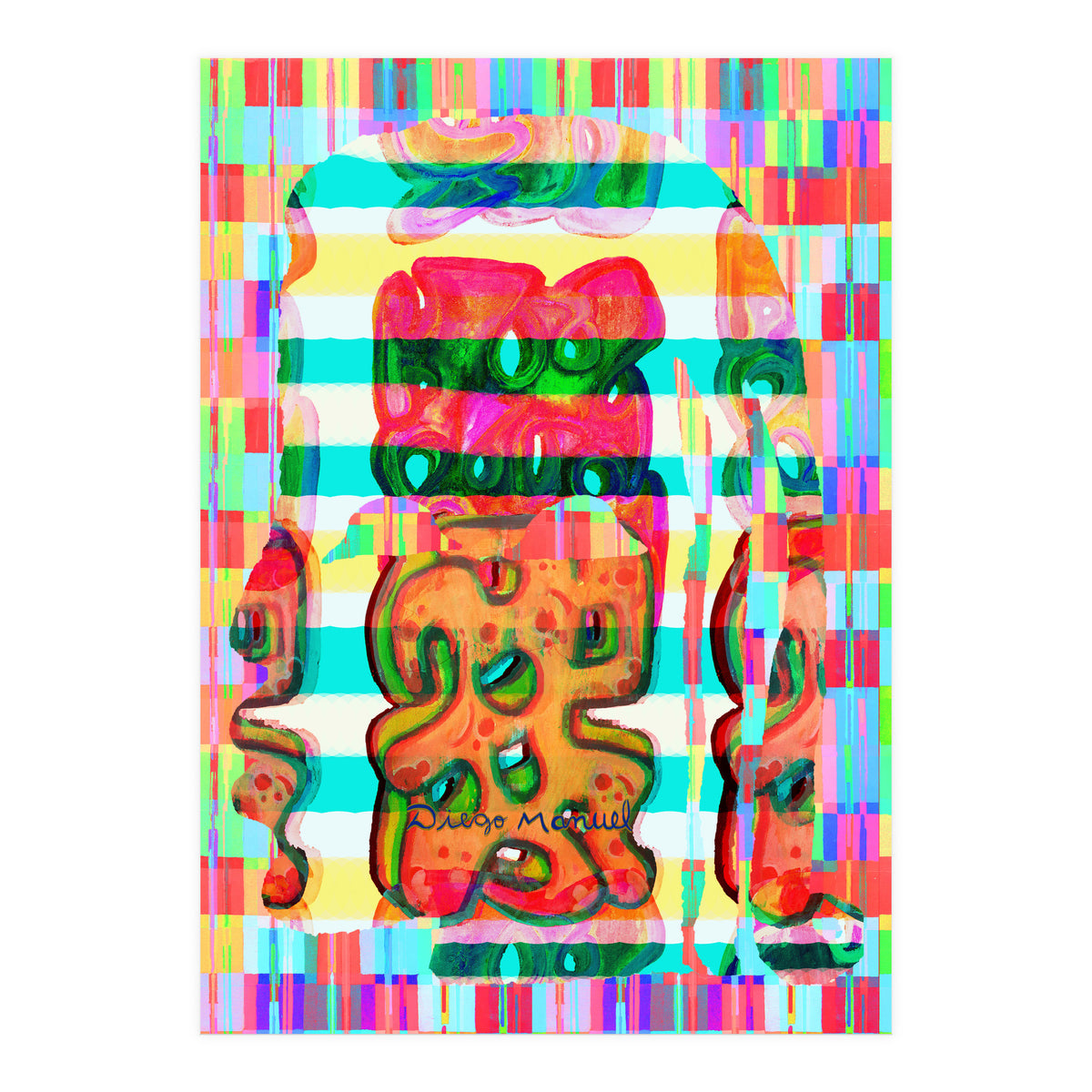 Abstracto Pop Nuevo B Nuevo 18 (Print Only)