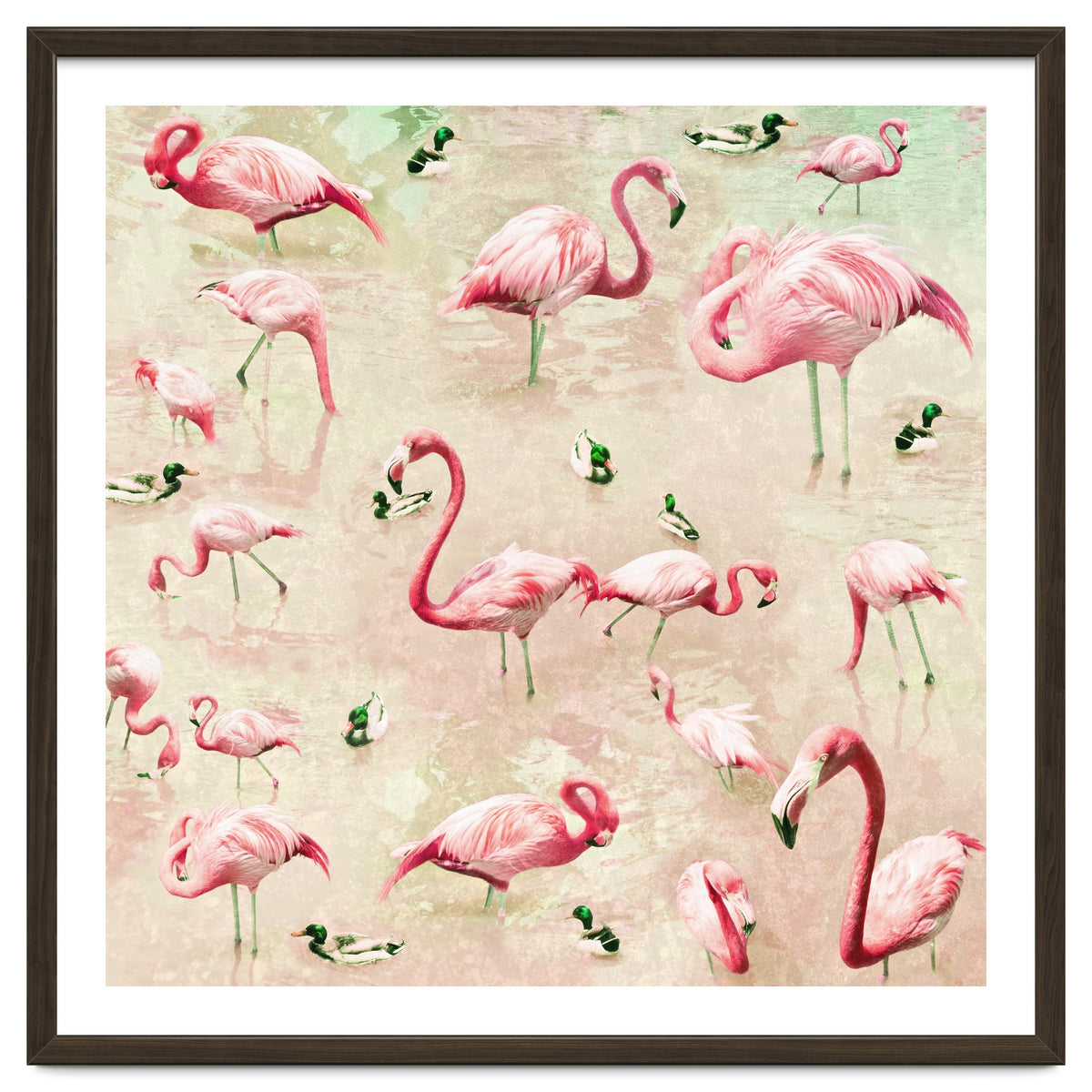 Flamingos Vintage Pink