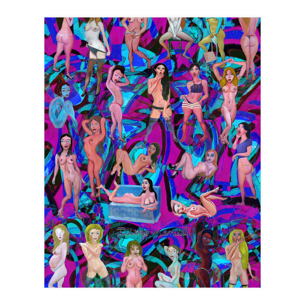 Chicas 3d 14 (Print Only)
