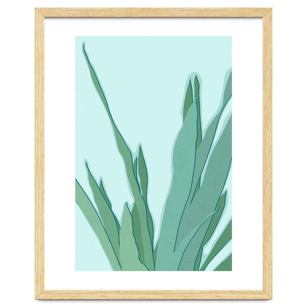 Minimal Snake Plant Leaves - Greener Eden