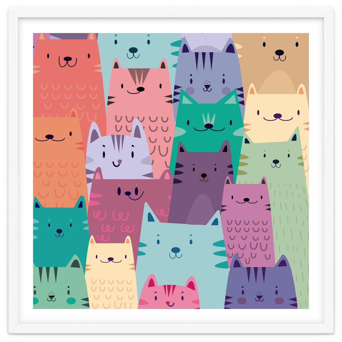 Pastel cats