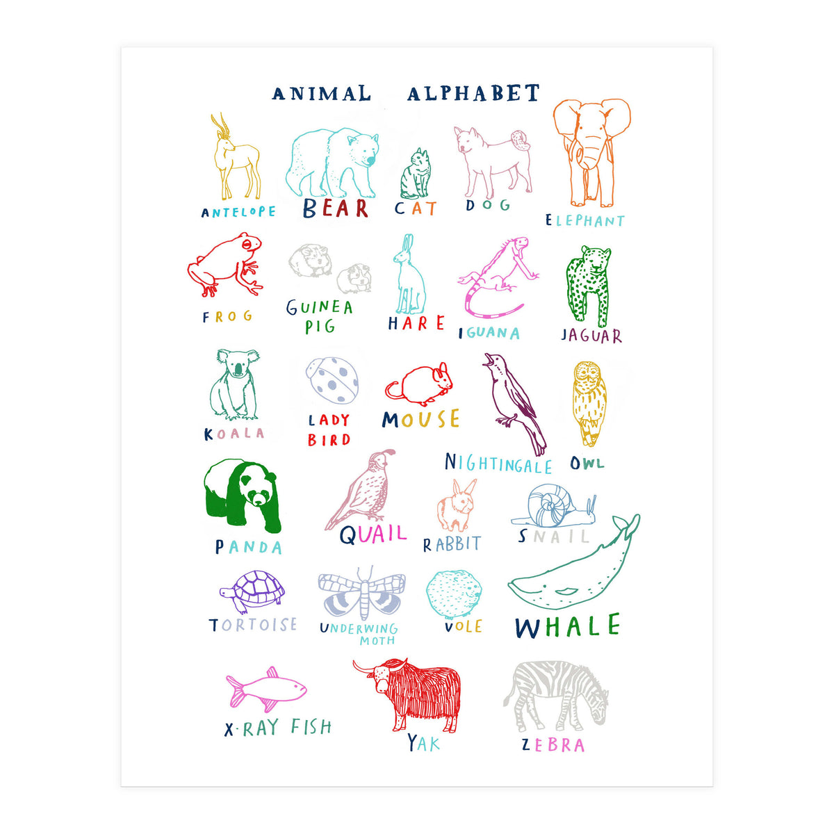 ABC Animals (Print Only)