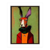 Hare In Clothes Portrait (Print Only) thumbnail
