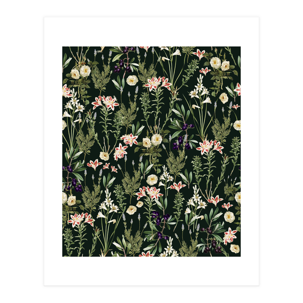 Dark Botanical Garden (Print Only)