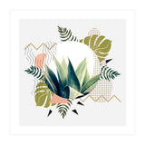 Abstract geometrical and botanical shapes (Print Only) thumbnail