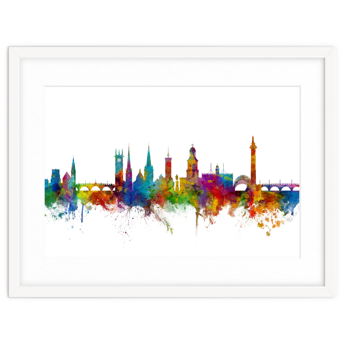 Shrewsbury England Skyline