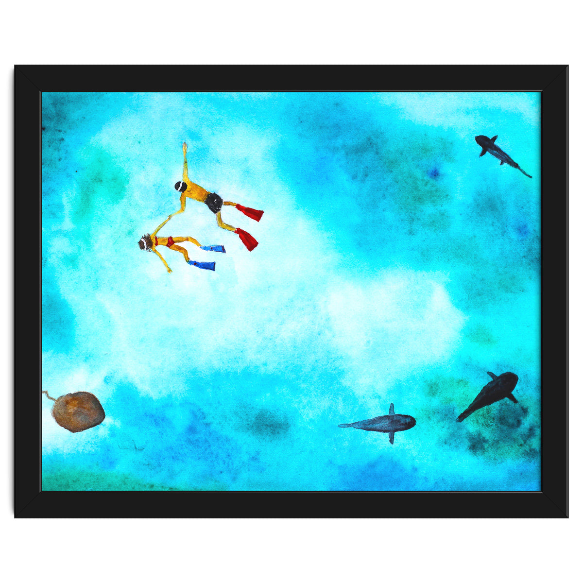 One summer day || watercolor