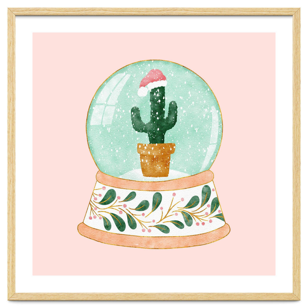 Cactus Snow Globe