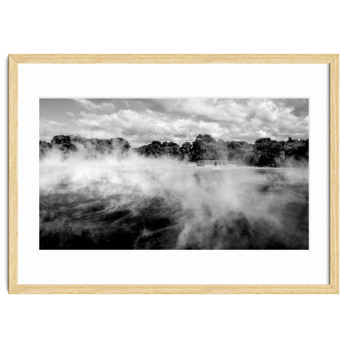 Vapors in Rotorua, New Zealand Art Print