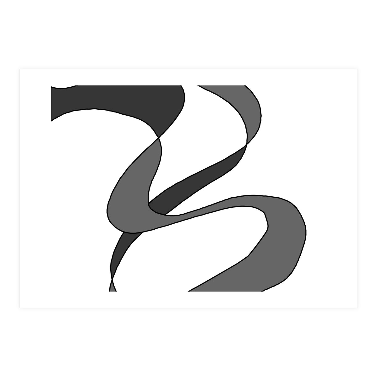 Grey Waves (Print Only)