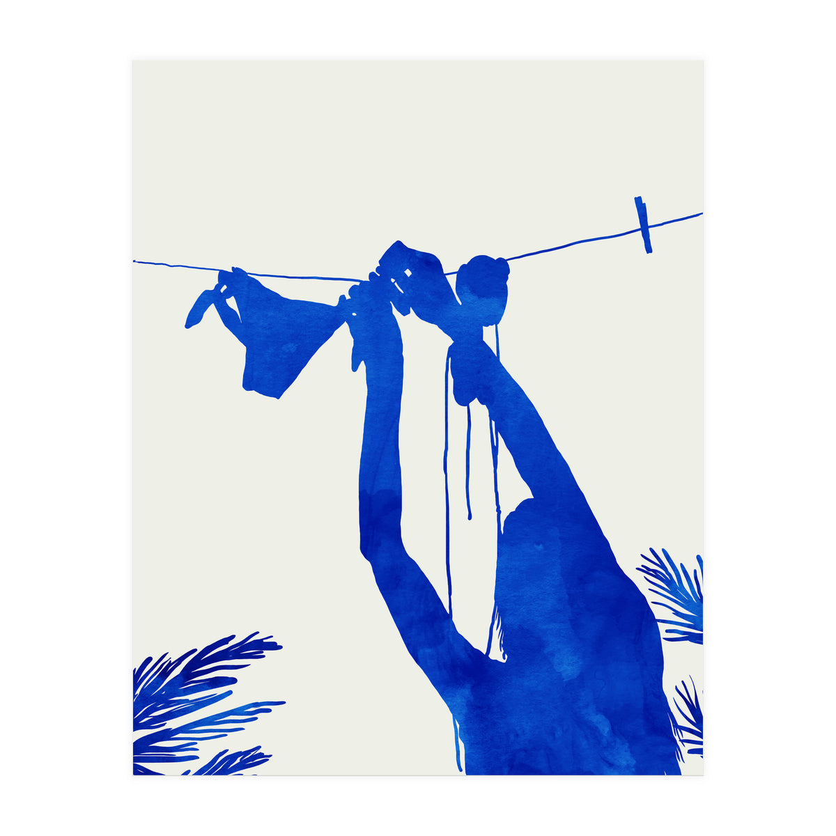 Blue Nude Vacay Matisse (Print Only)