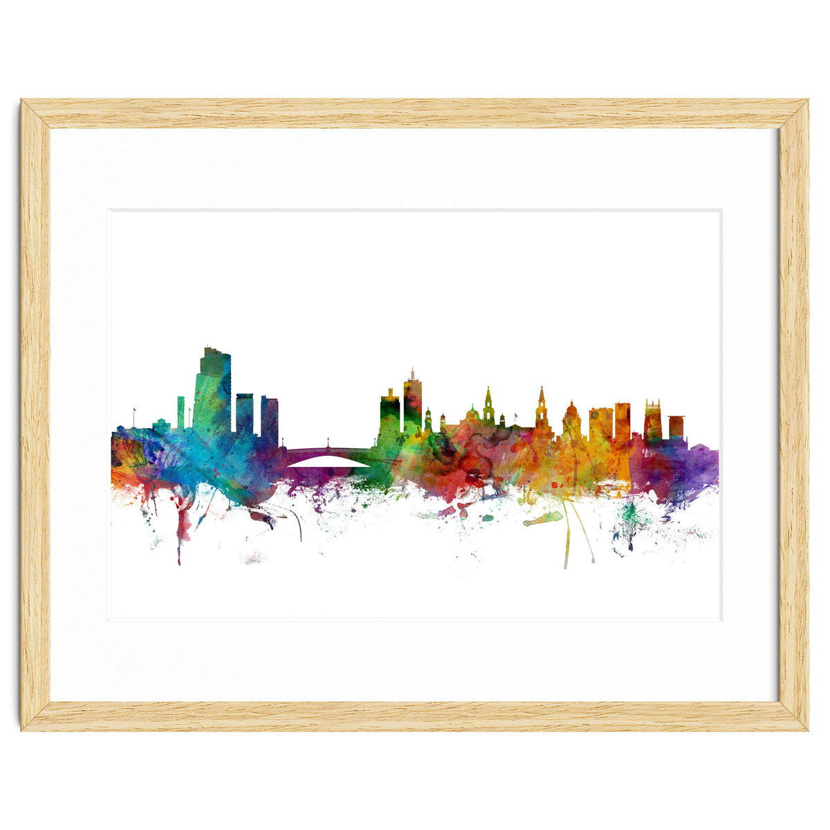 Leeds England Skyline