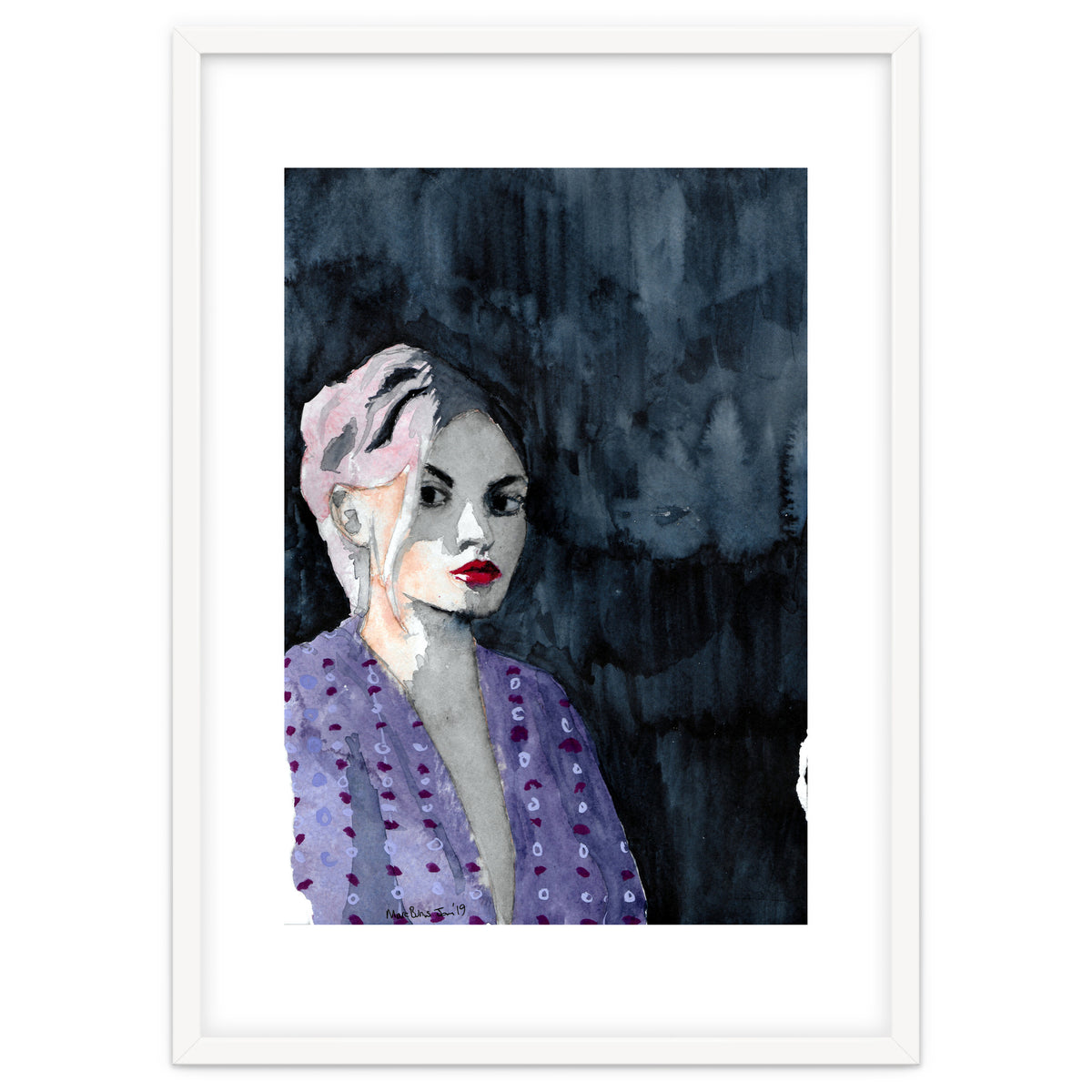 Untitled #25 - Woman in purple