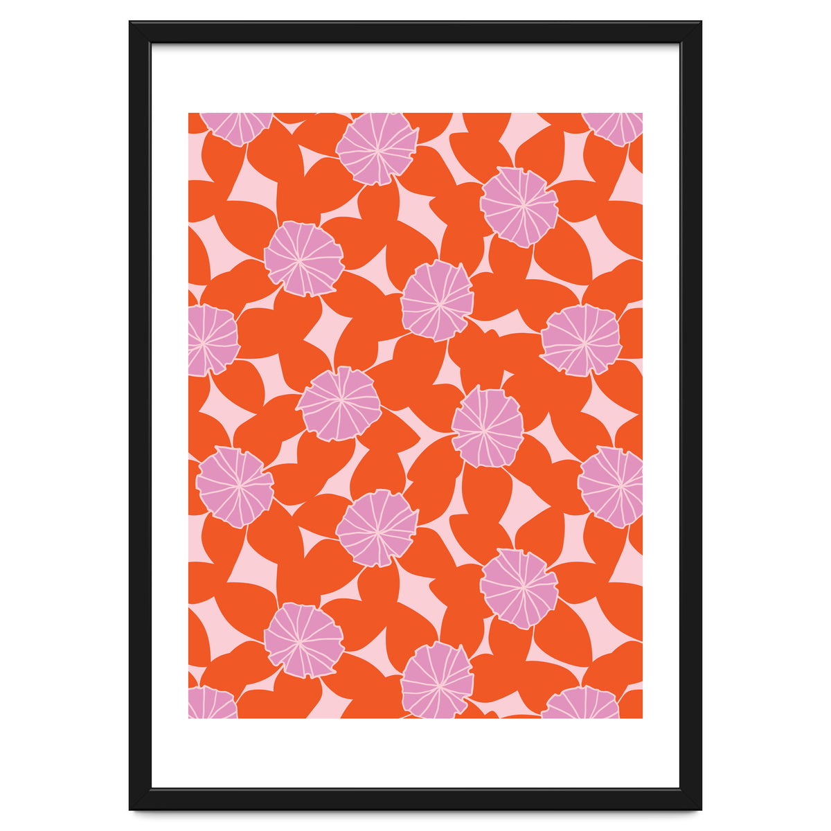 Purple Flower Pattern