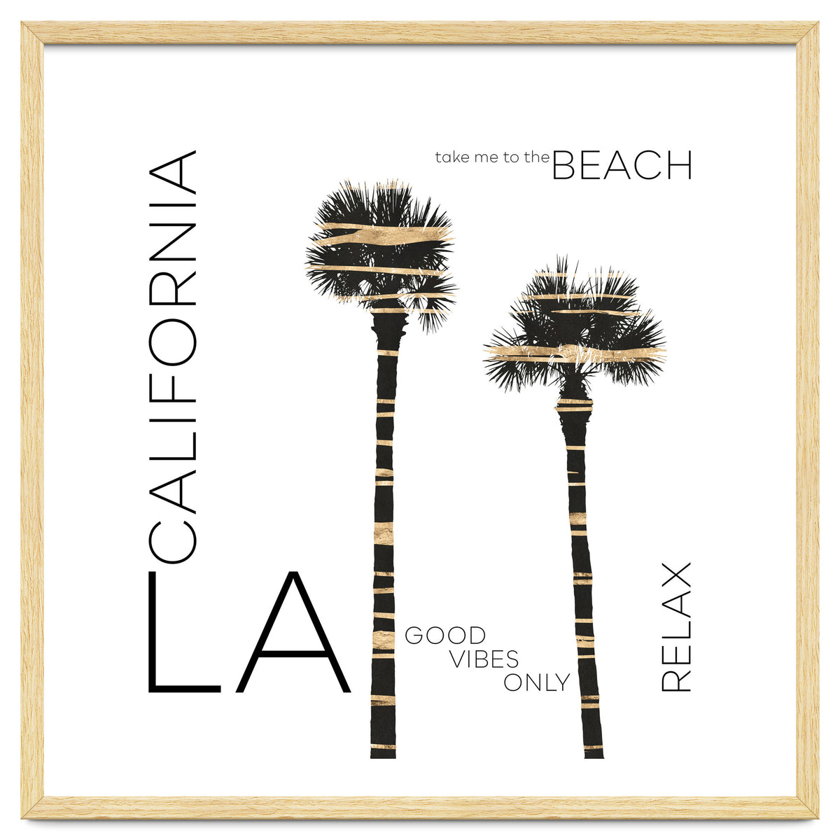 Urban Art LA Palm Trees