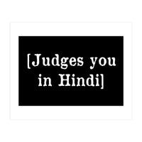 Judges You In Hindi (Print Only)