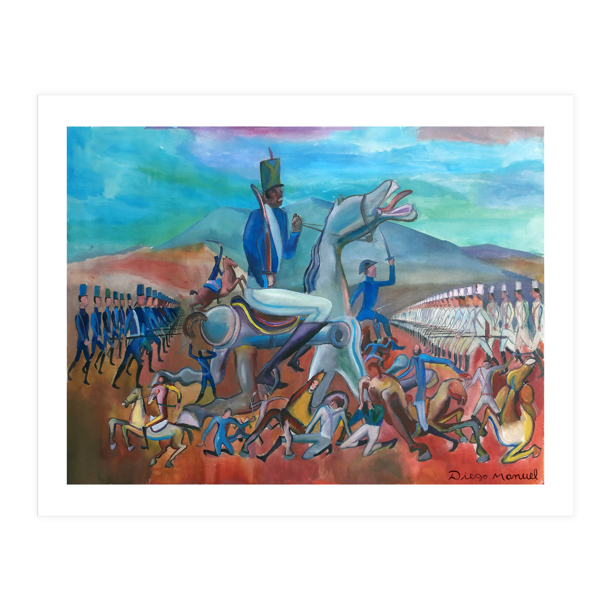 Batalla De Chacabuco C (Print Only)