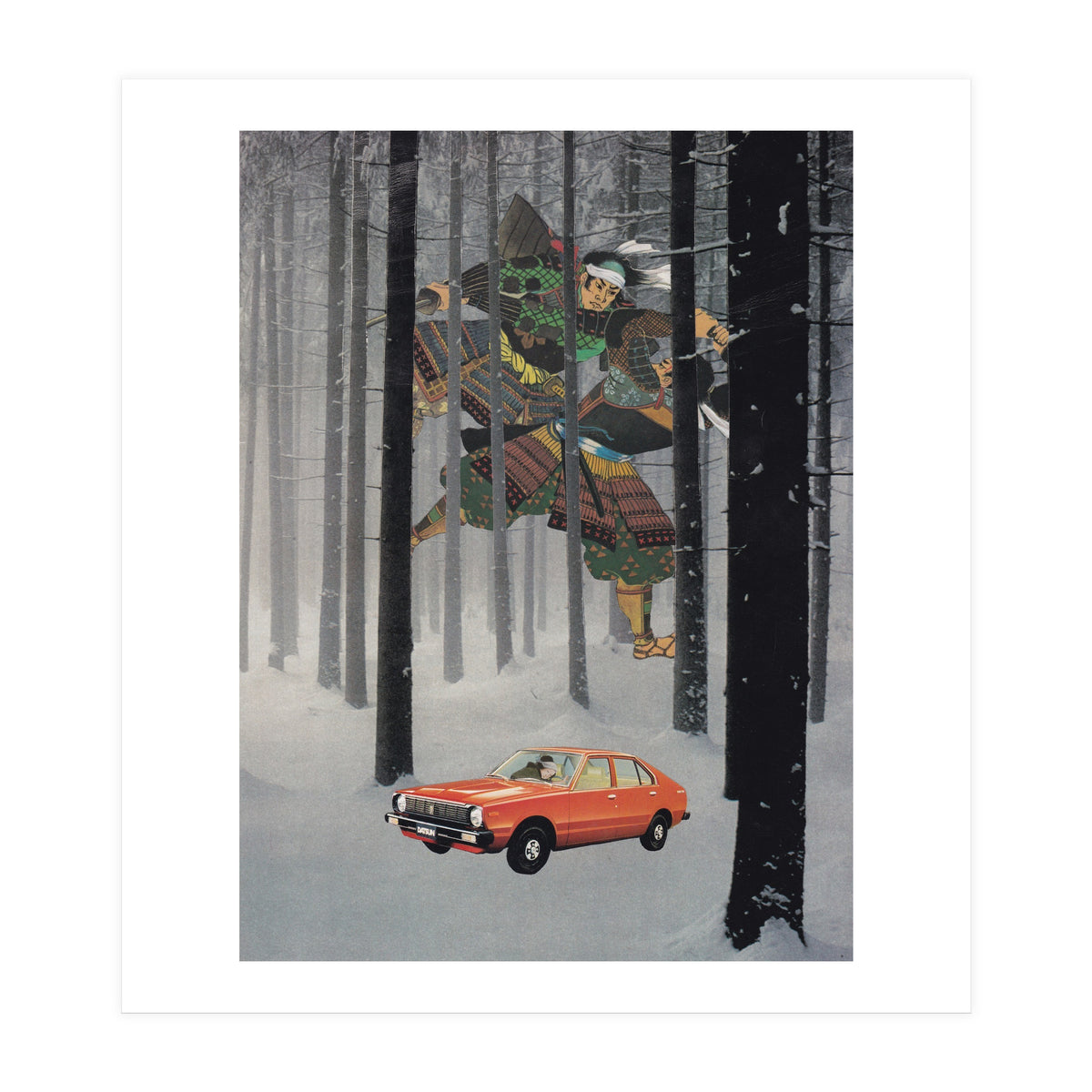 Dreaming In The Red Car (Print Only)