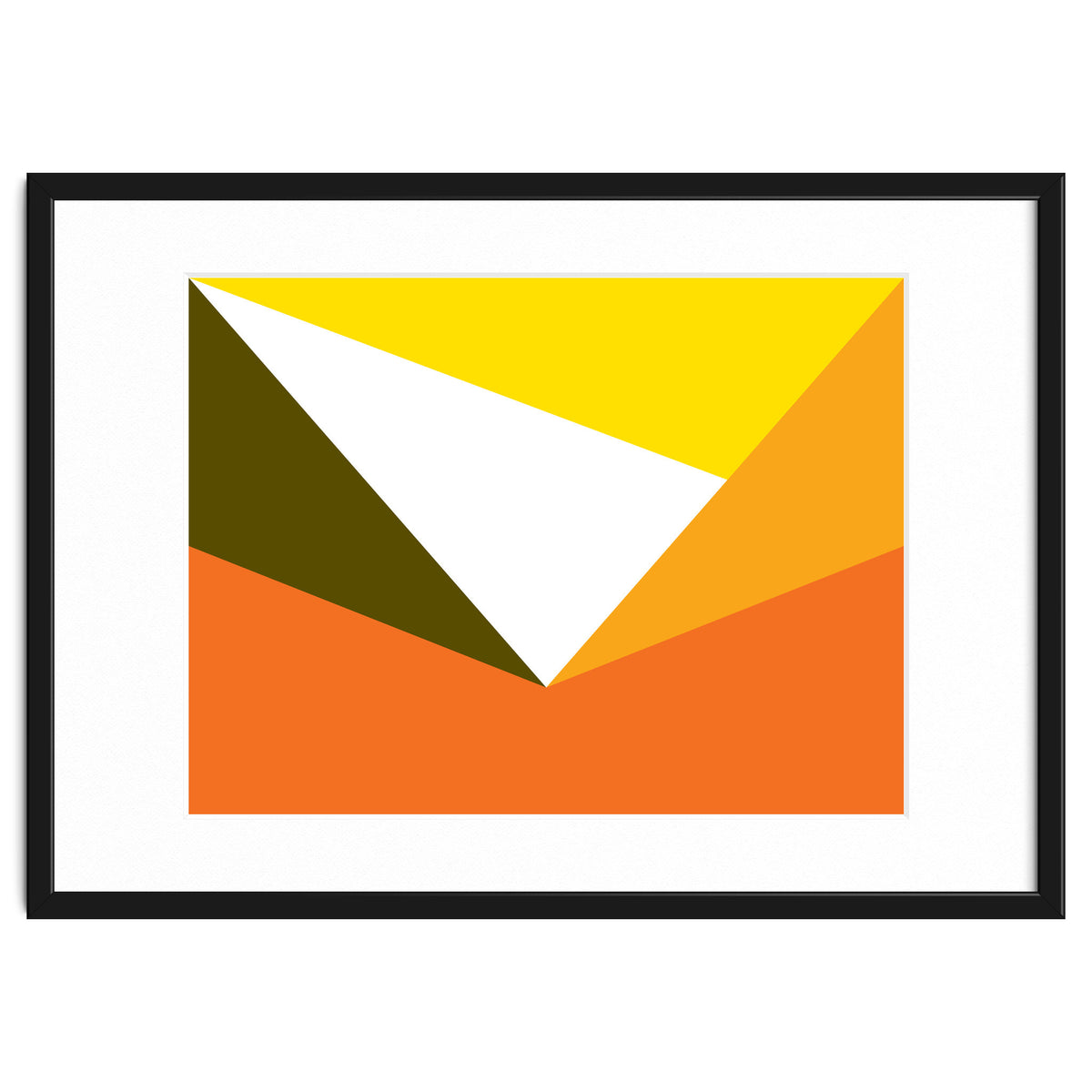 Geometric Shapes No. 58 - yellow & orange