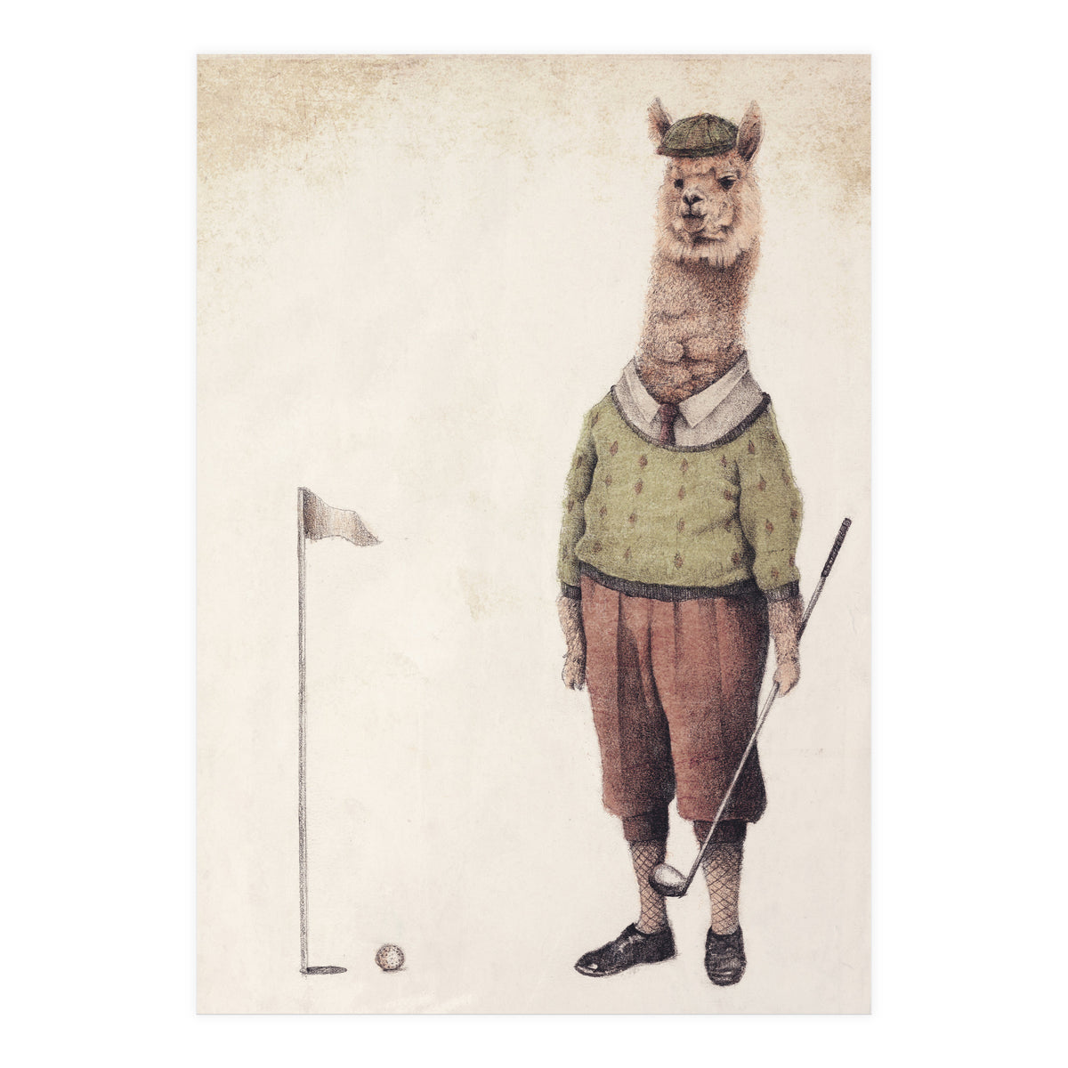 Alpaca Golf Club (Print Only)